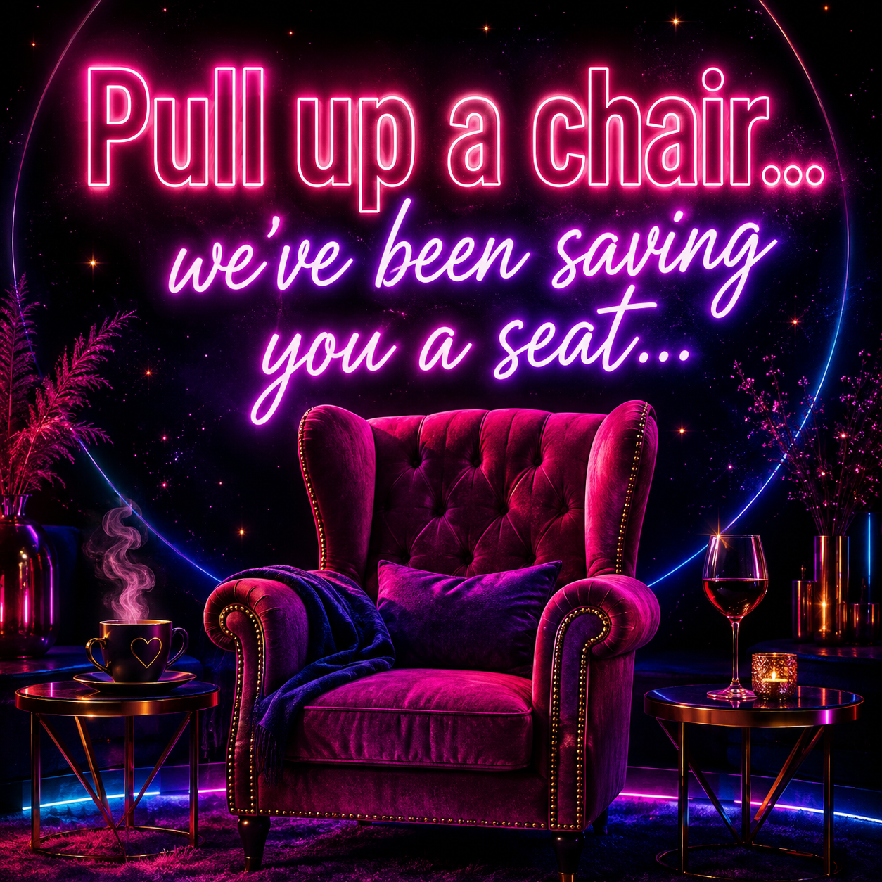 Pull up a chair... we've been saving you a seat