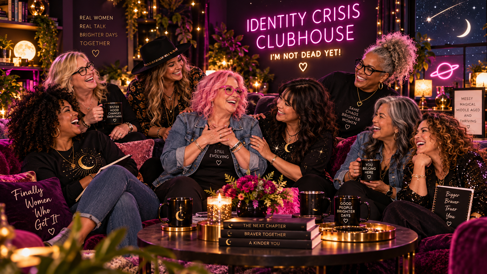 Join the Identity Crisis Clubhouse - we've been saving you a seat